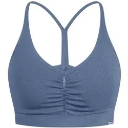 SMILODOX Sport BH Solid Scrunch, Größe XS in Blau Blau