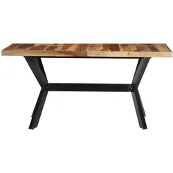 vidaXL Esstisch 140x70x75 cm Massivholz Modell Orion Plus