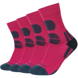 4er Pack camano Cushioned Outdoor Crew Socken 4565 - anemone 35-38