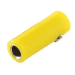 Bananenkupplung, schraubbar, gelb
