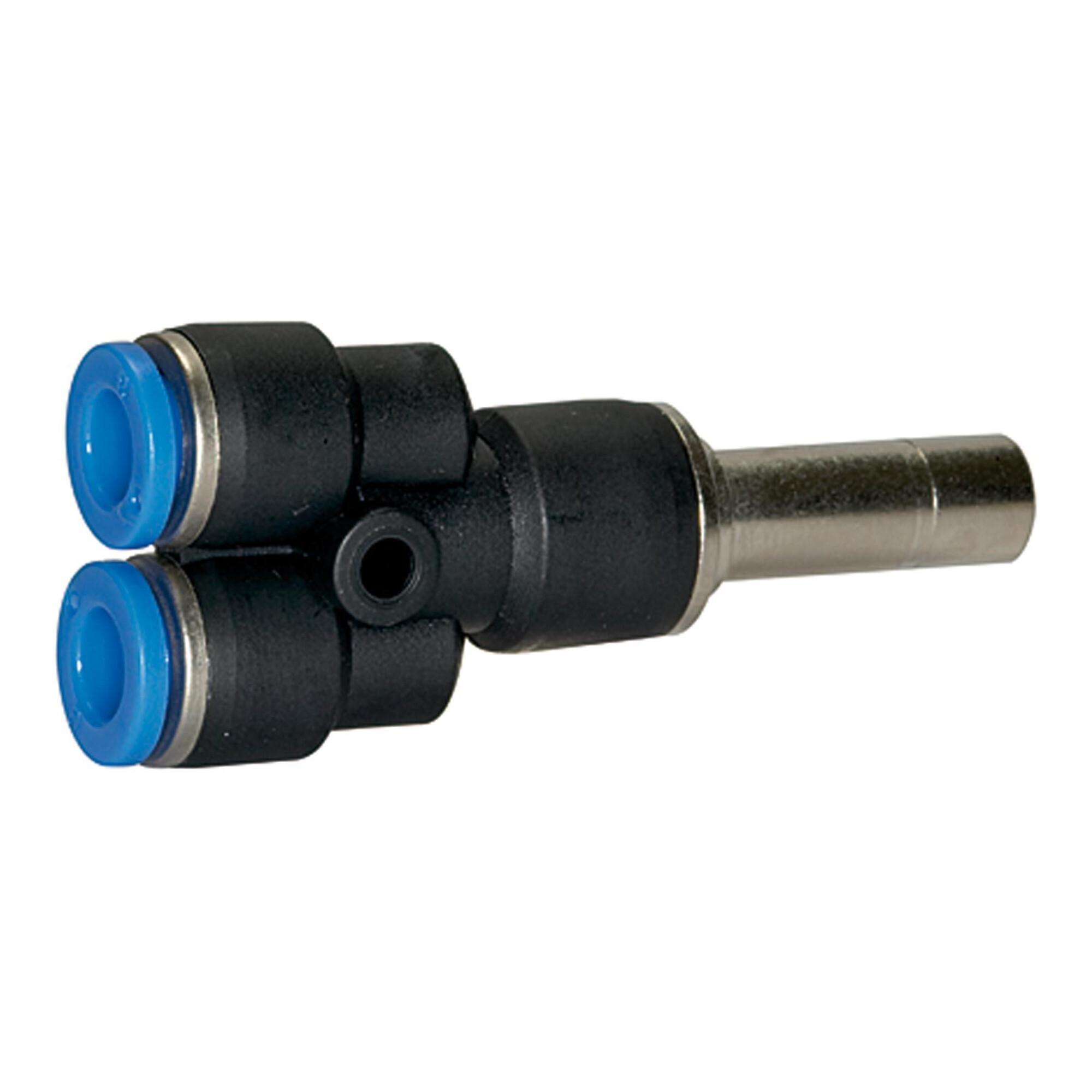 Riegler Y-Steckverbindung, Stecknippel 8 mm »Blaue Serie«, Schlauch-Ã˜ 6 (158.0806)