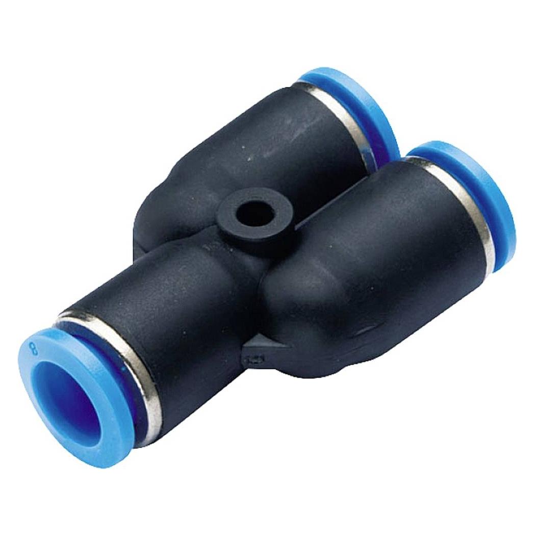 Tru Components Y-Verbinder PY8 Rohr-Ø: 8 mm 1 St. (TC-10462596)