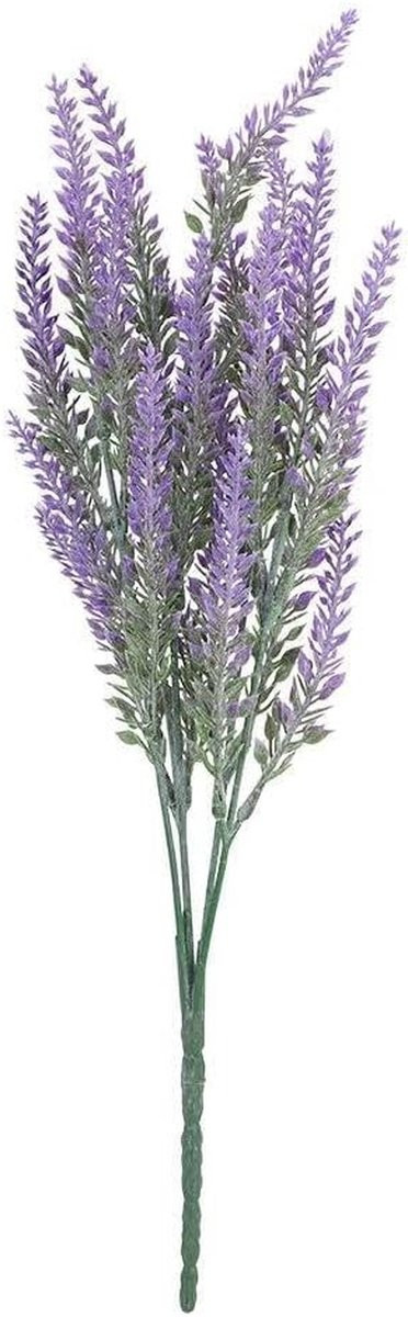 Kunstmatige Lavendel Bloemen - Paars Boeket voor Bruiloft Decoratie - 37 cm