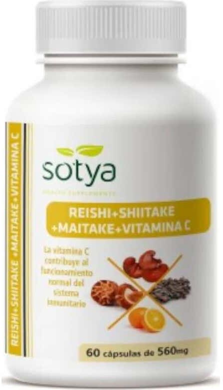 Sotya Reishi Maitake Y Shiitake 60 caps