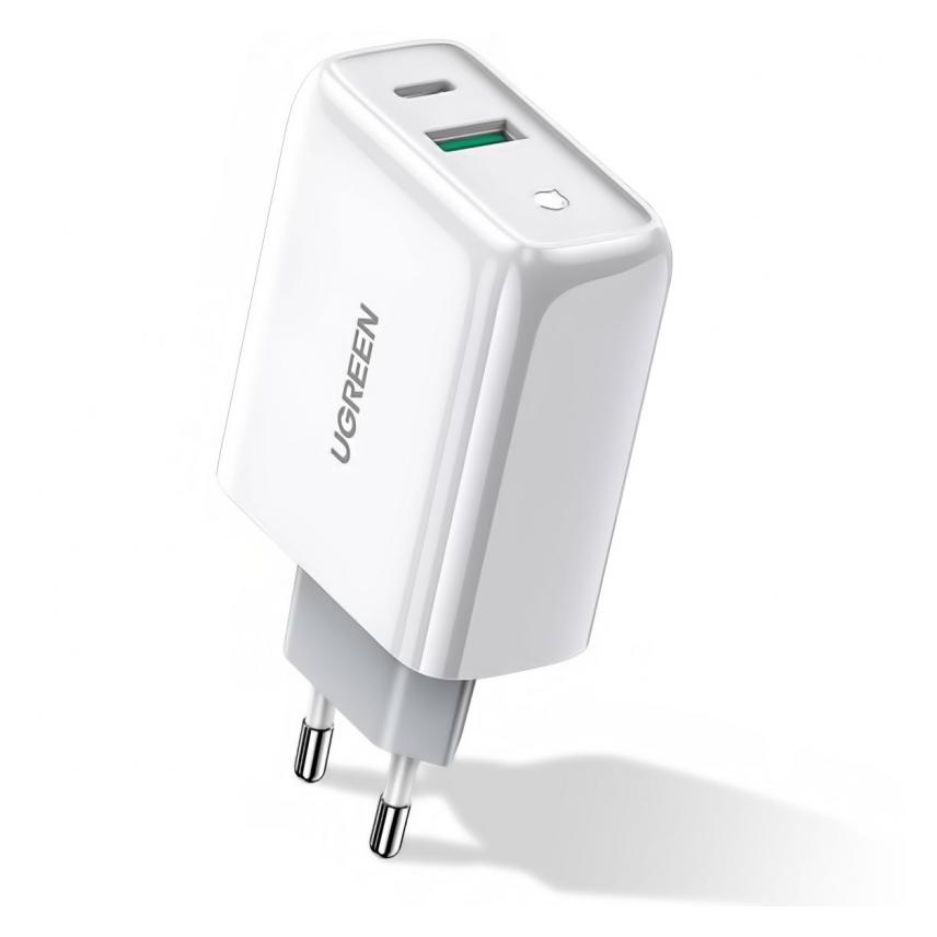 Ugreen USB-A + USB-C 36W Ladegerät (36 W, 1 Port) (60468)