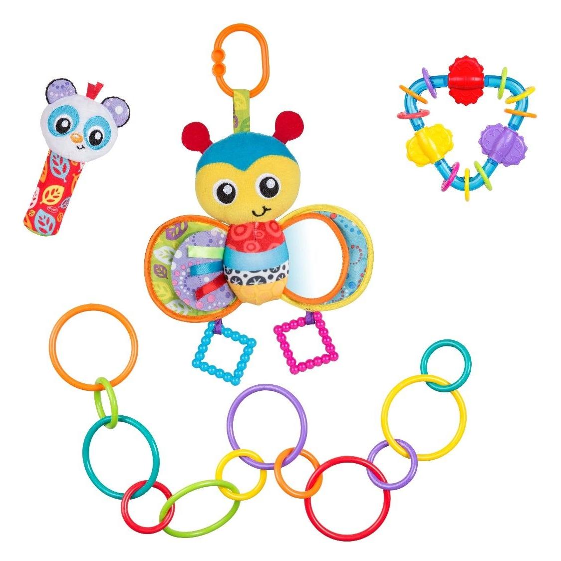 Playgro Bumble Bee Baby Gift Set - Sensory Activity Toys for Newborns (10188407)
