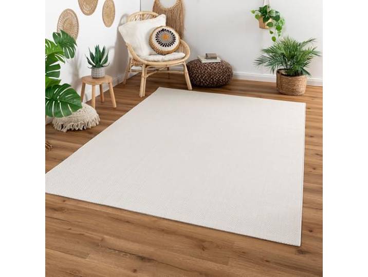 Steffensmeier In- und Outdoorteppich Melbu Garten, Balkon, Küche Creme, Größe: 120x170 cm