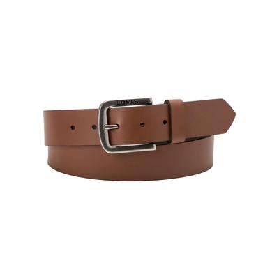 Ledergürtel LEVI'S "SEINE GÜRTEL", Damen, Gr. 105, braun (cognac), Leder, Gürtel Ledergürtel