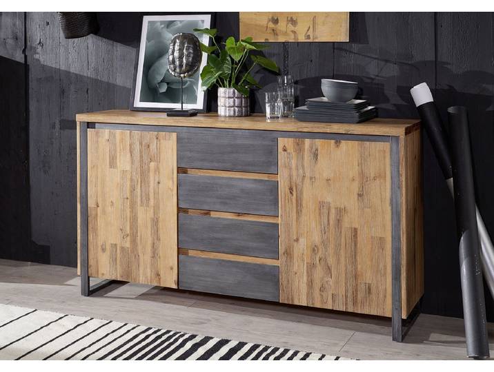 Sideboard 160cm 'Genua' Akazie gebürstet