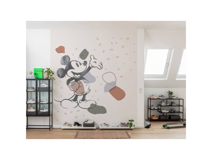 Fototapete Mickey Organic Shapes 250 x 280 x 0cm Multicolor