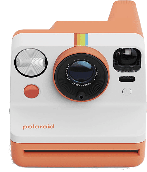 Cámara instantánea - Polaroid Now Generation 3, Temporizador automático, Flash preciso, Coral