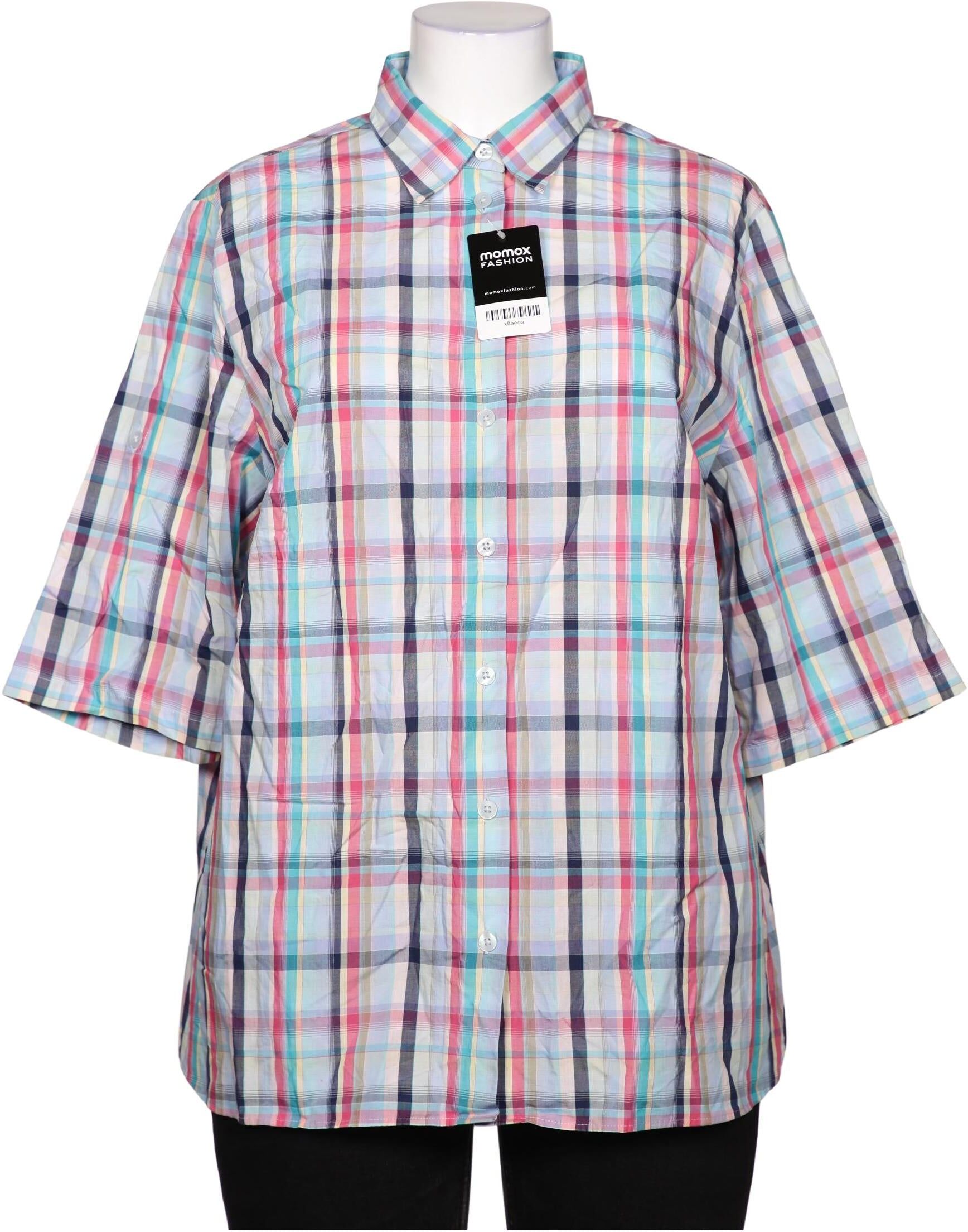 Walbusch Damen Bluse, Mehrfarbig, Gr. XL, Baumwolle - Second Hand