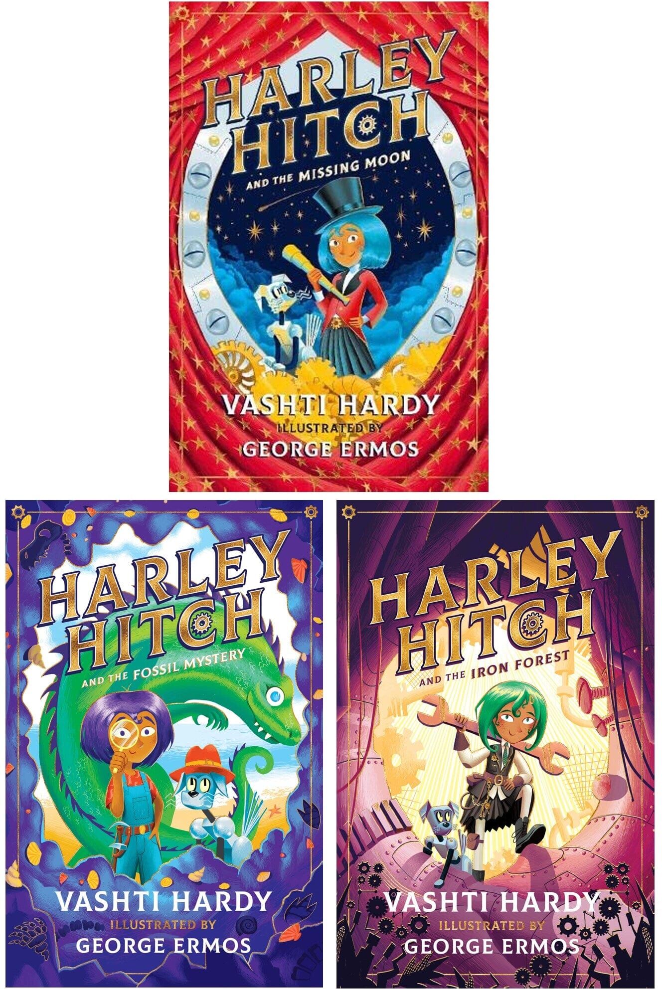 Harley Hitch Series By Vashti Hardy 3 Books Collection Set - Ages 7-9 - Paperback Scholastic