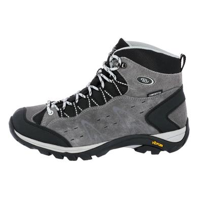 Wanderschuh BRÜTTING "Trekkingstiefel Mount Bona High", Herren, Gr. 37, grau, Veloursleder, Schuhe Wanderschuh