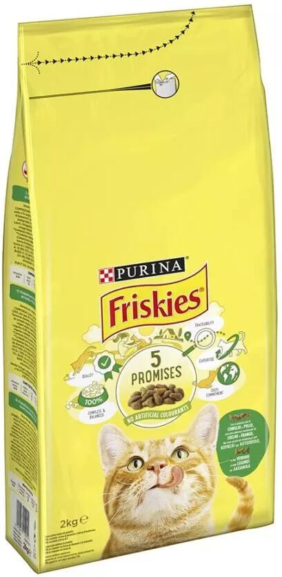 Friskies FSK DC VITALITY + ADULT CONIGLIO POLLO/VERD. 2KG