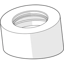 Hansa Sockel chrom komplett, 59914051 59914051