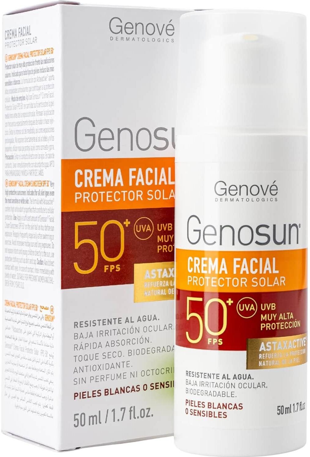 GENOSUN Crema Facial Protector Solar SPF50+ 50 ml