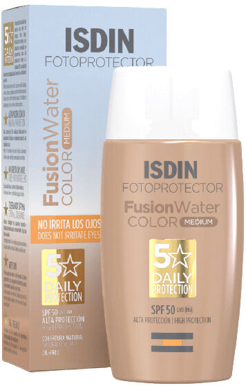 Isdin Fusion Water Color Sunscreen SPF 50 50 ml Medium