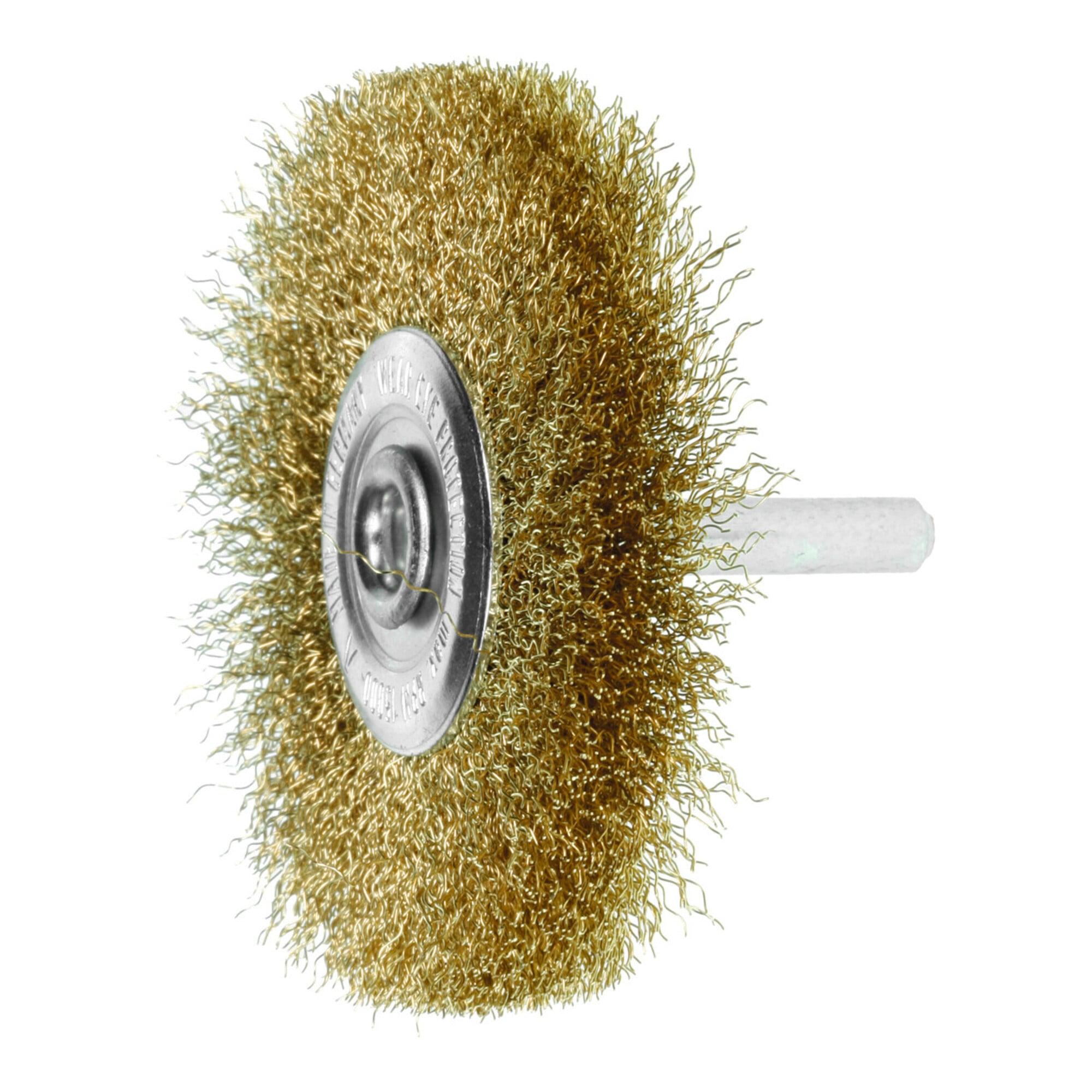 Lessmann Schaft-Rundbürste Messingdraht 0,20 mm, Bürsten-⌀xBesatzbreite: 70X10 mm (417542)