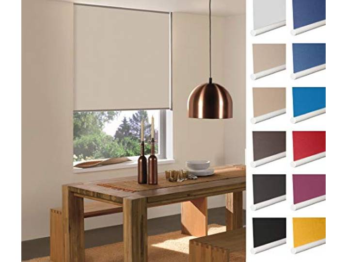 sunlines Thermo Rollo Seitenzug (Made in Germany) Verdunkelung Sonne, 62 x 180 cm