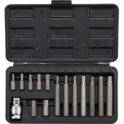 BGS DIY 5070 Bitsatz TORX Bits kurz & lang 15 teilig