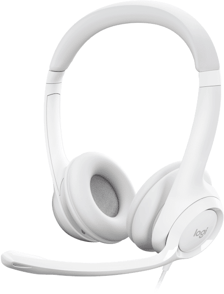 H390 USB Computer Headset, Off-white