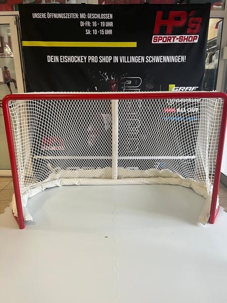 Graf Eishockeytor gemäß IIHF Vorgaben 72' (183 cm x 122 cm x 112 cm ), Größe:Mit Flex Pegs