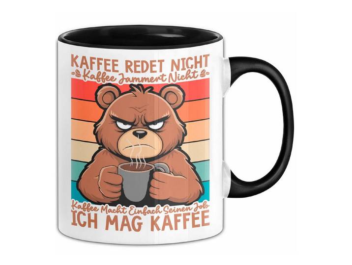 Trendation Tasse Kaffeeliebhaber Tasse Geschenk Lustige Geschenkidee Spruch Kaffee Ma