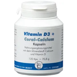 Vitamin D3 + Coral Calcium Kapseln 120 St