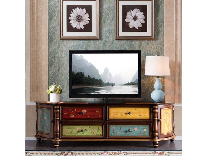 Meuble Tv moderne Unique beauté tendance nordique avec tiroirs meuble Tv élégant minimaliste Mobiletto Porta Tv meubles du milieu du siècle