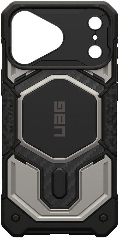 UAG iPhone 18 Pro Max / 17 Pro Max Monarch Pro Mobil Cover - MagSafe Kompatibel - Titanium