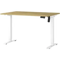 Germania-Werke Schreibtisch höhenverstellbar (elektrisch) »Profiline II« 120 cm weiß, 120x119x80 cm