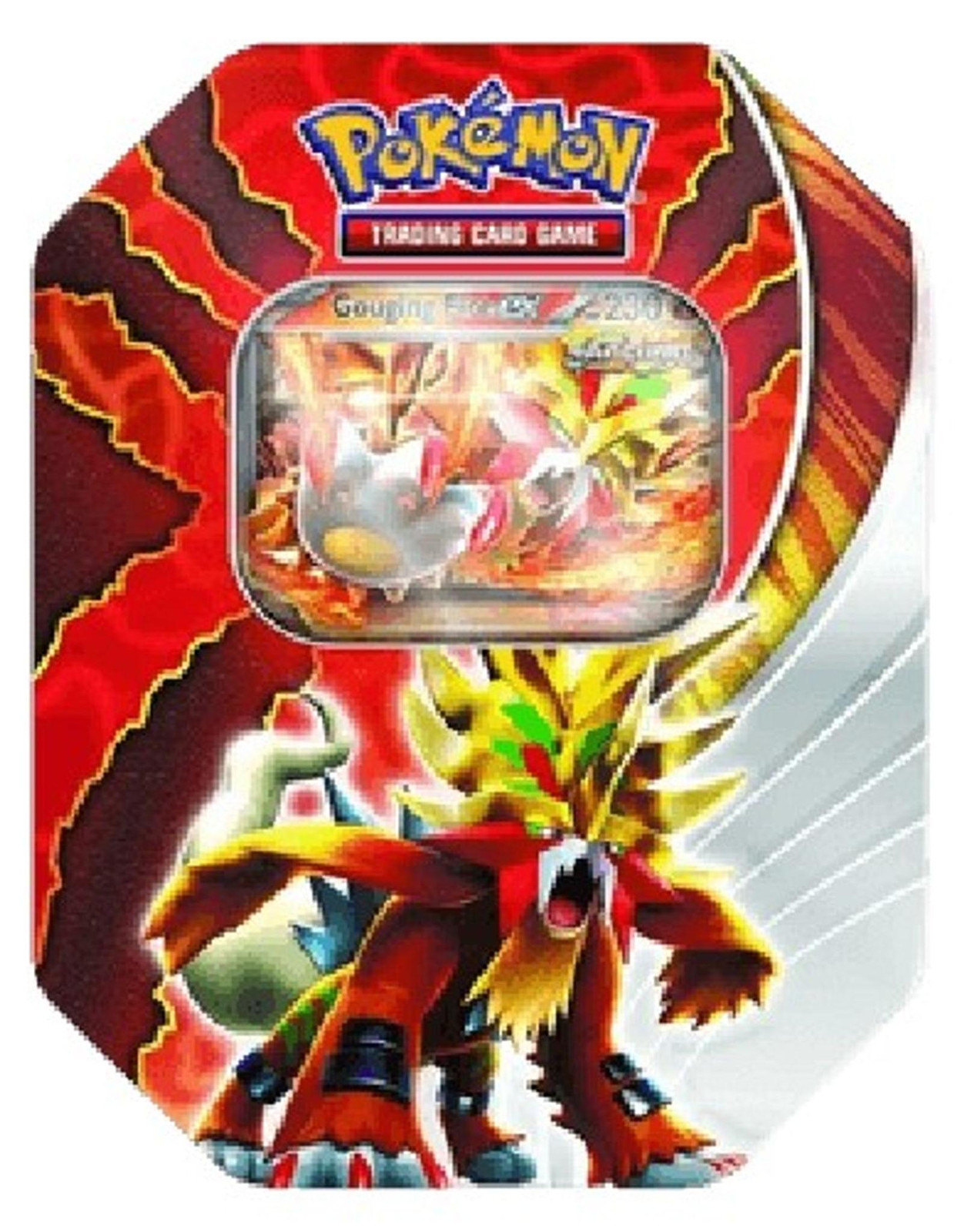 Pokemon Paradox Destinies Gouging Fire ex Tin van The Pokemon Company