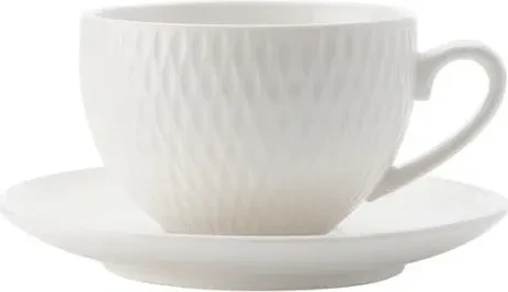 Maxwell & Williams Set Espressotassen mit Untertasse DIAMONDS 90ml 4 Stück, 4 Stk