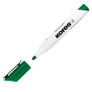 Kores Whiteboardmarker XW1, grün, Rundspitze, Strichbreite 3mm, abwischbar