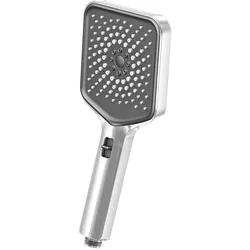 Steinberg Handbrause, 3 Strahlarten, eckiges Design, 0999625S, Farbe: Mattschwarz