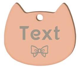Uplift Treasures Personalized Stainless Steel Pet ID Tag With Engraving 18 l
