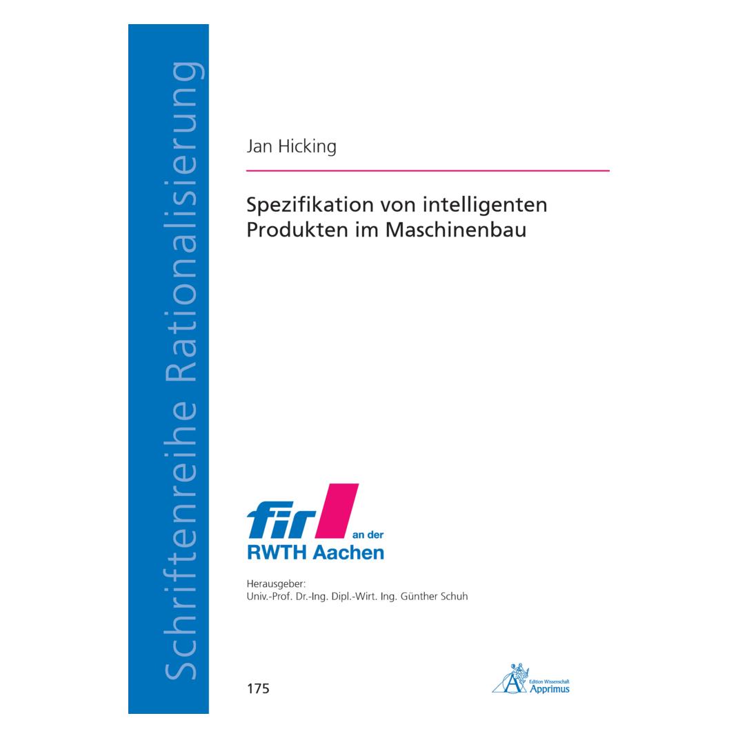Apprimus Spezifikation von intelligenten Produkten im Maschinenbau (Deutsch, Softcover, Jan Hicking) (56162737)