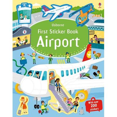 First Sticker Book Airport, Taschenbuch von Sam Smith, Usborne Books, 978-1-80507-495-3