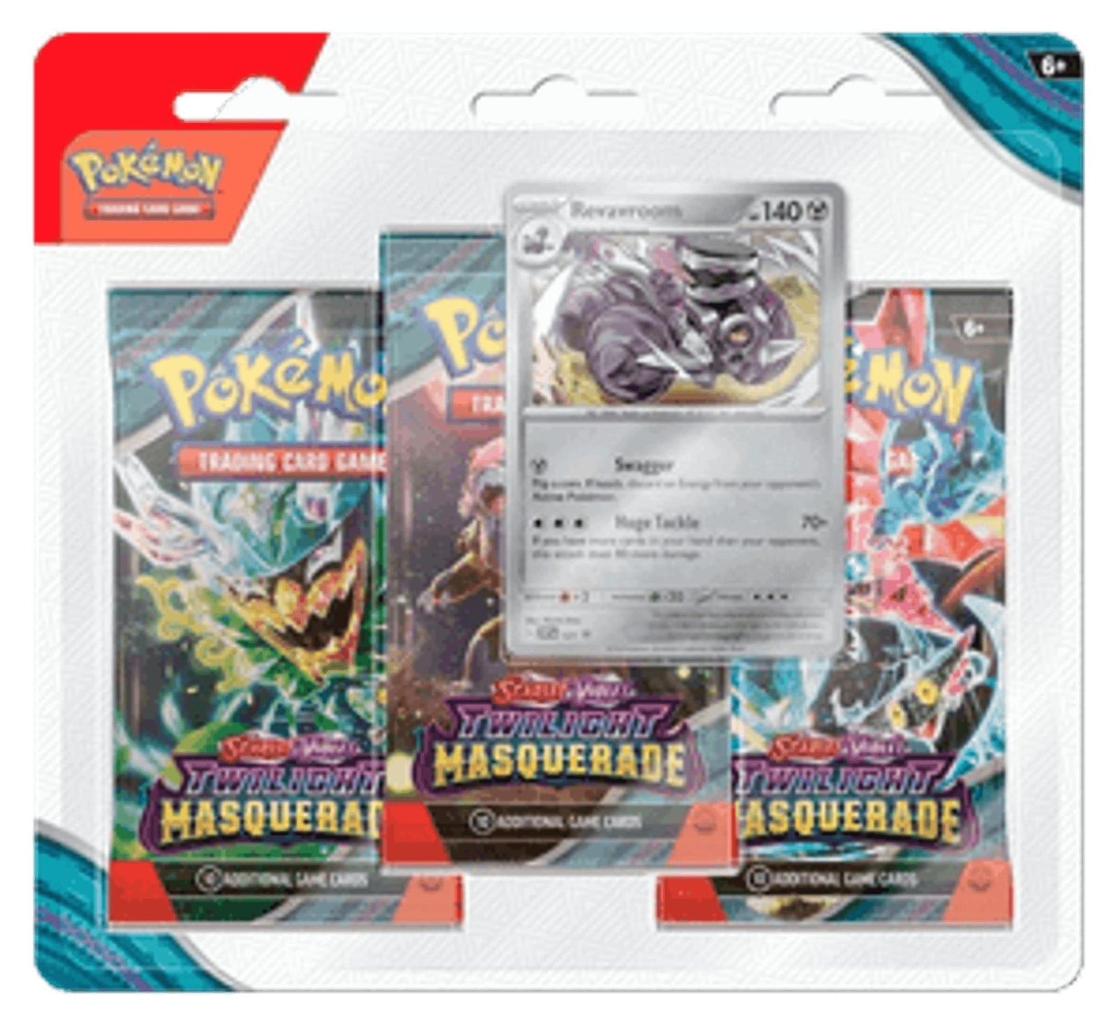 Pokemon Twilight Masquerade Revavroom 3-Pack Blister van The Pokemon Company