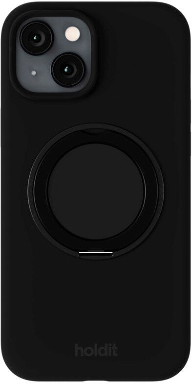 iPhone 17e / 16e / 15 Holdit Silikone Stand Cover - Black