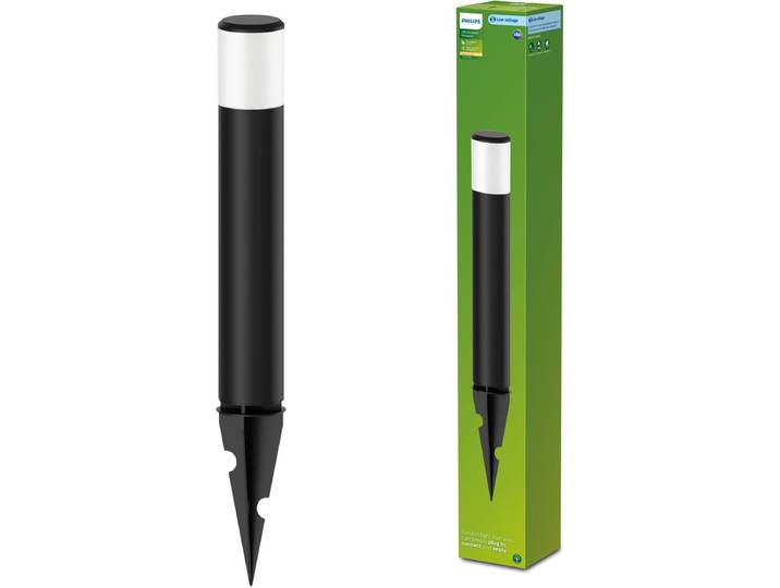 Philips GardenLink Purex 24V sokkellamp met spies - zwart - uitbreiding