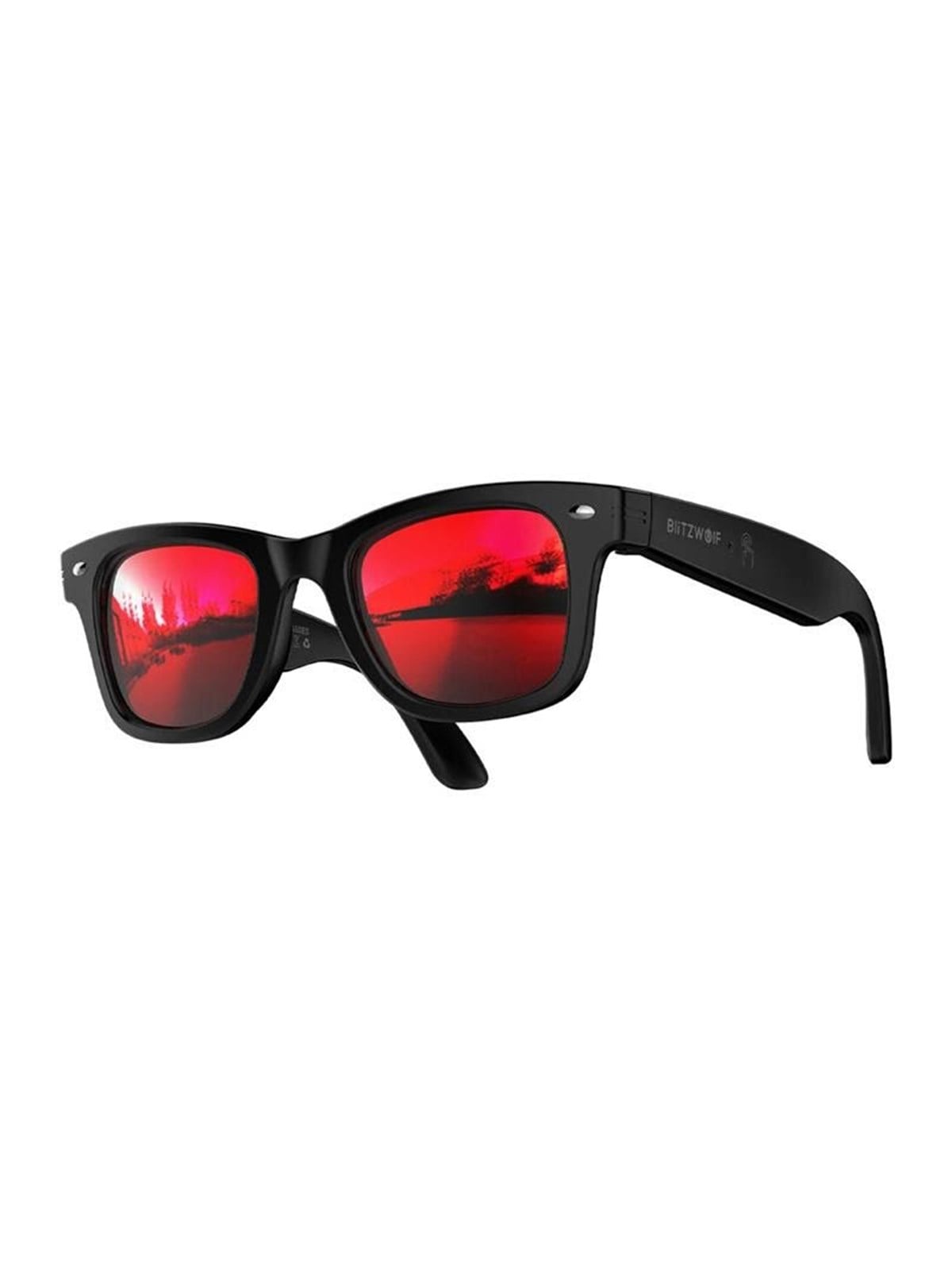 BlitzWolf BW-AG1 AI Smart Glasses with Red Lenses
