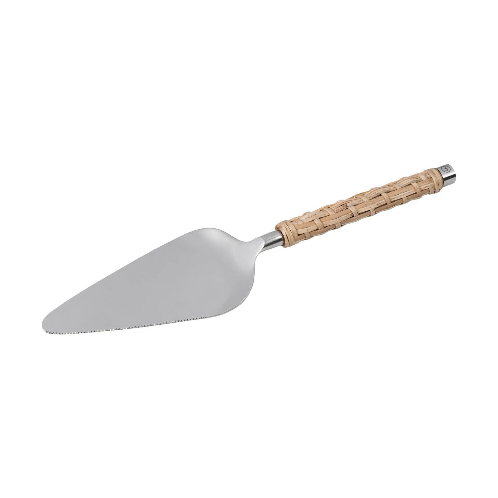 ERNST Taartschep met gevlochten zeegras handvat, 24,5 cm