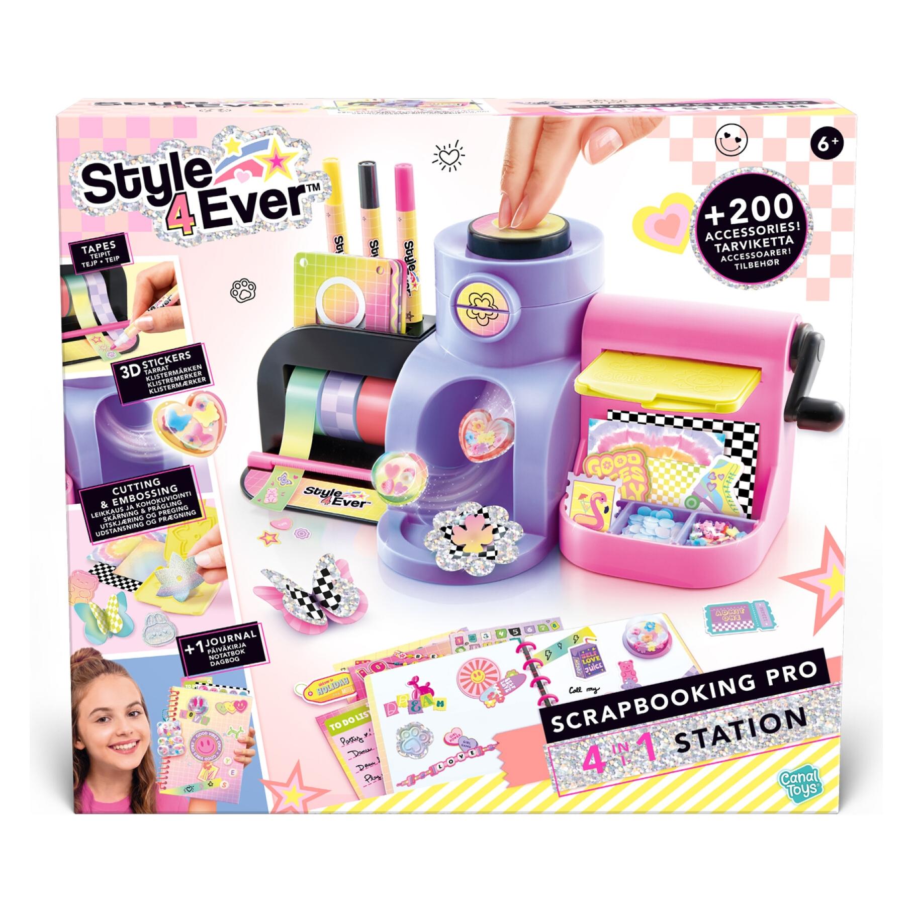 Style 4 Ever Scrapcut 3D-Aufkleber und Washi-Tapes (AMOS26375)