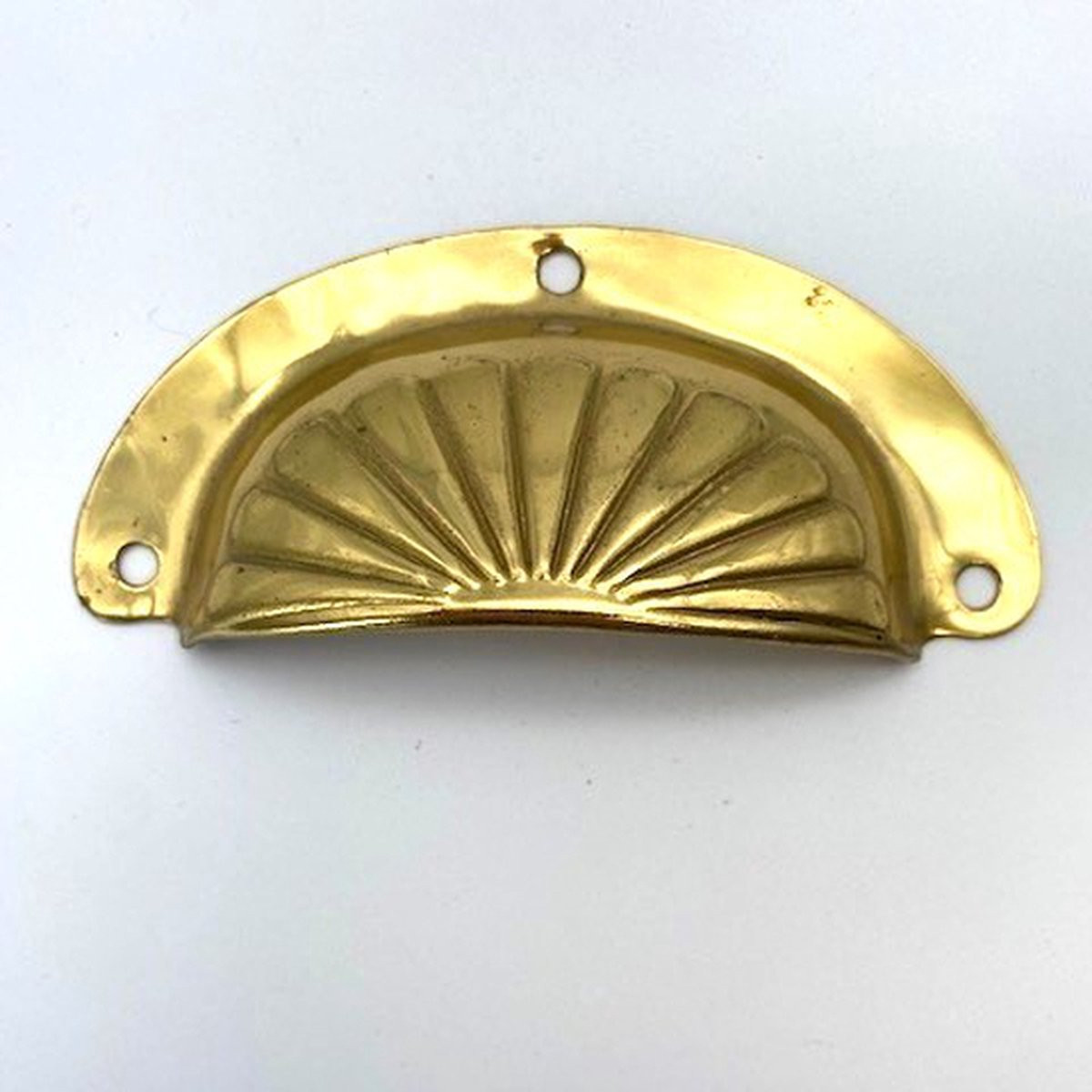 Komgreep Dun Glanzend met Ribbelmotief 95mm