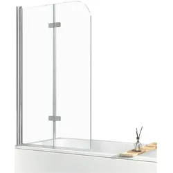 Emke, Duschkabine + Duschwand, Duschwand (100 cm, 100 cm, 140 cm)
