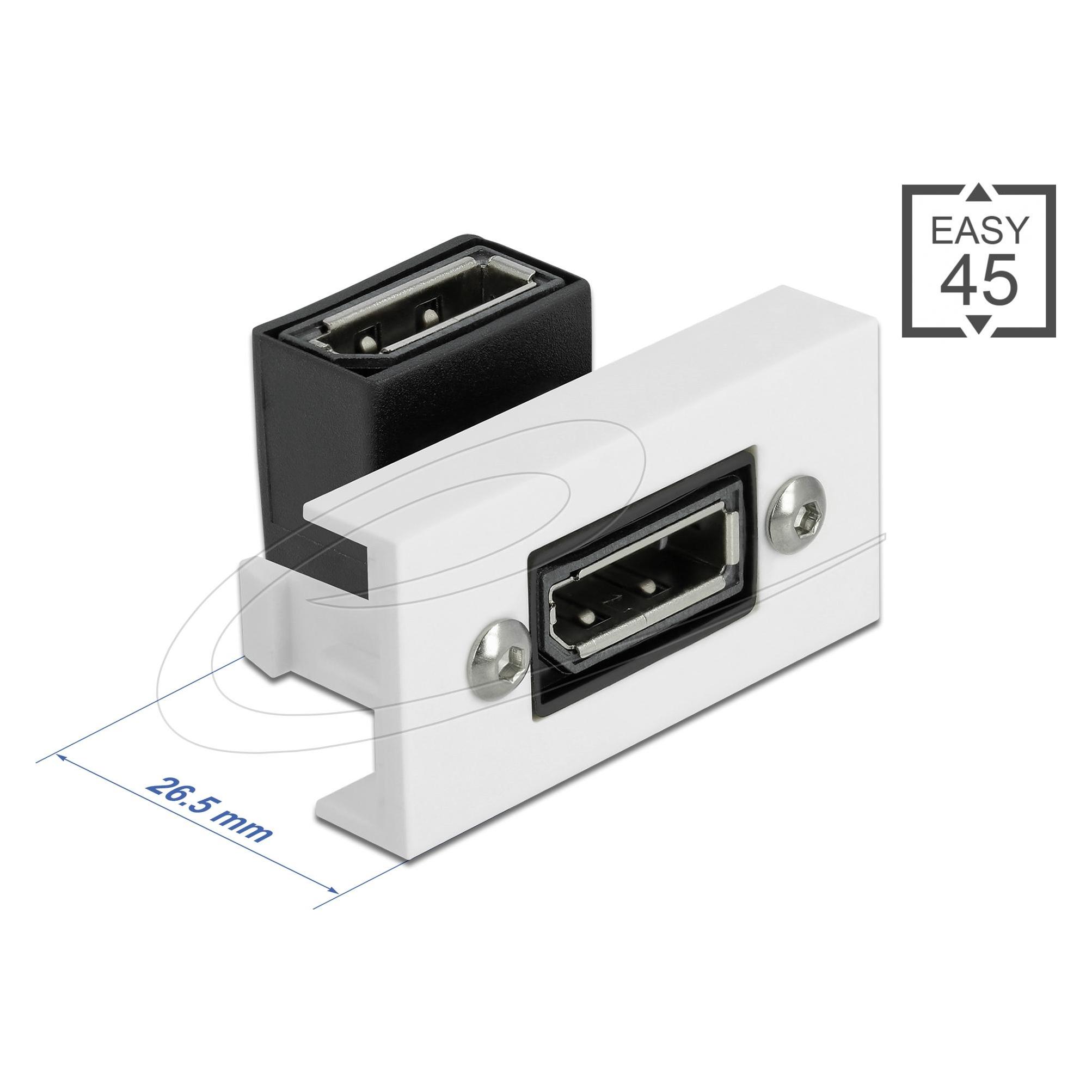 Delock Easy 45 snap-in module (DisplayPort) (81306)