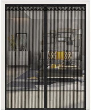 LightInthebox Magnetic Screen Door Portable, Fly Or Bug Screen Magnetic, Doorway For Sliding Door,Garage,Patio,Kitchen,Living,Window Room,Bedroom,Bar,Pet and Kid Easy Entry