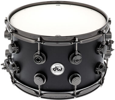 DW "Satin Oil 14"x08" Ebony BN" Ebony